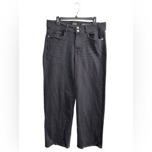 J. Jill High-Rise Full Leg Black Dark Jeans Size 16